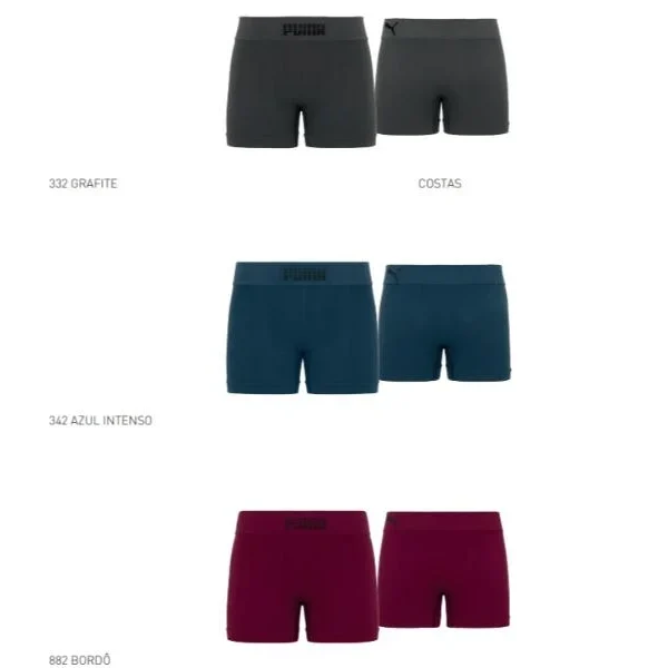 14200.001 CUECA BOXER SEM COSTURA INFANTIL- PUMA