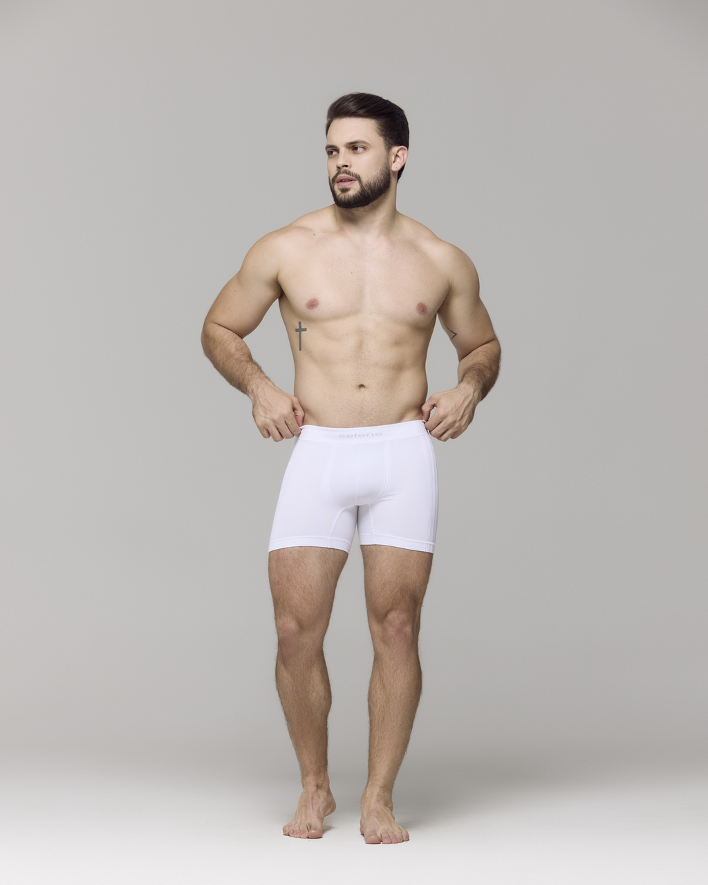 11070 CUECA BOXER POLIAMIDA SEM COSTURA - Imagem 5