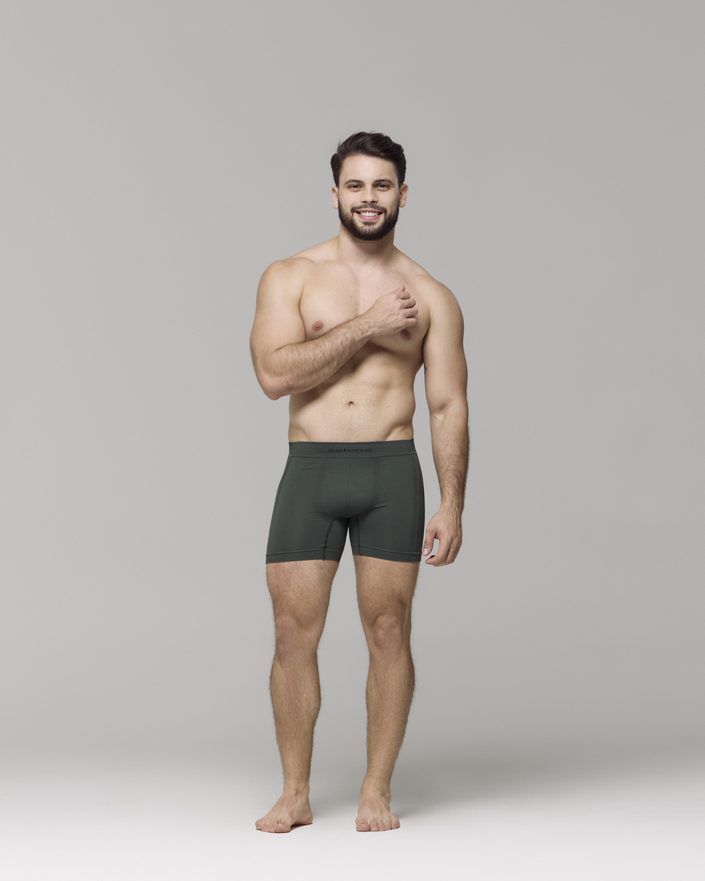 11070 CUECA BOXER POLIAMIDA SEM COSTURA - Imagem 6