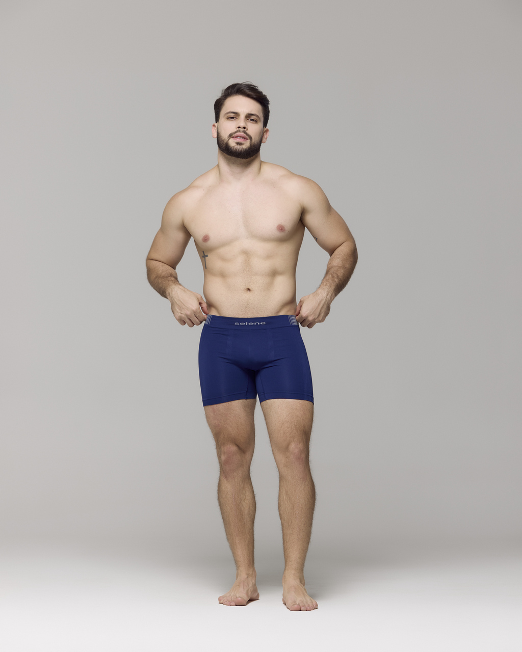 11070 CUECA BOXER POLIAMIDA SEM COSTURA - Imagem 3
