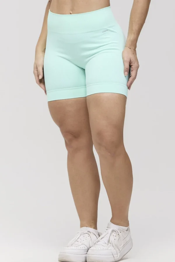 20922 SHORTS SEM COSTURA - FITNESS VERDE CLARO
