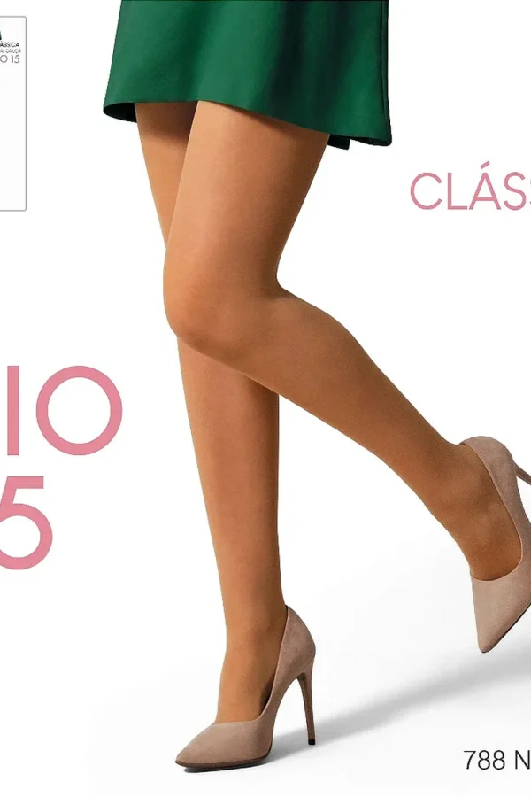 9020 MEIA CALÇA CLÁSSICA - FIO 15 NATURAL