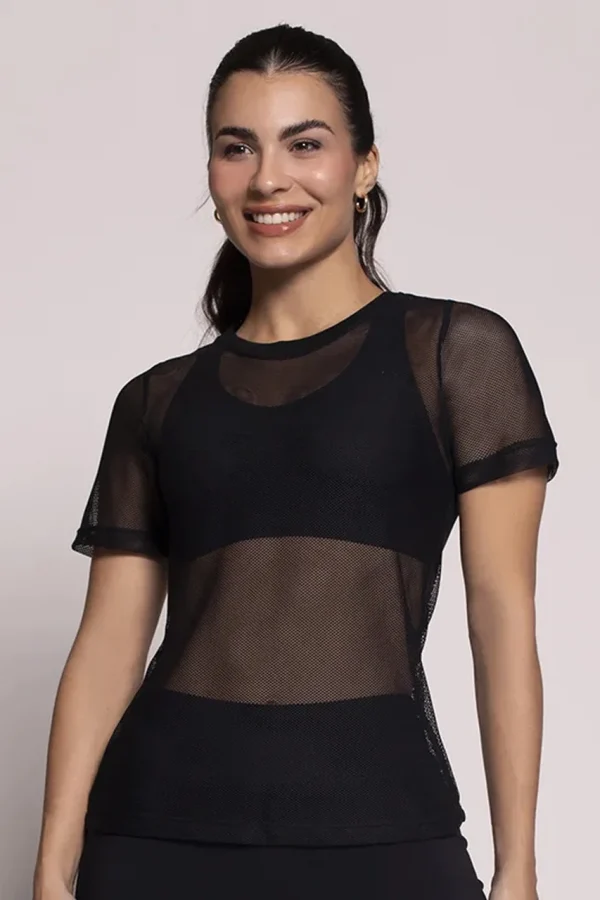 24834 CAMISETA TELA PRETA
