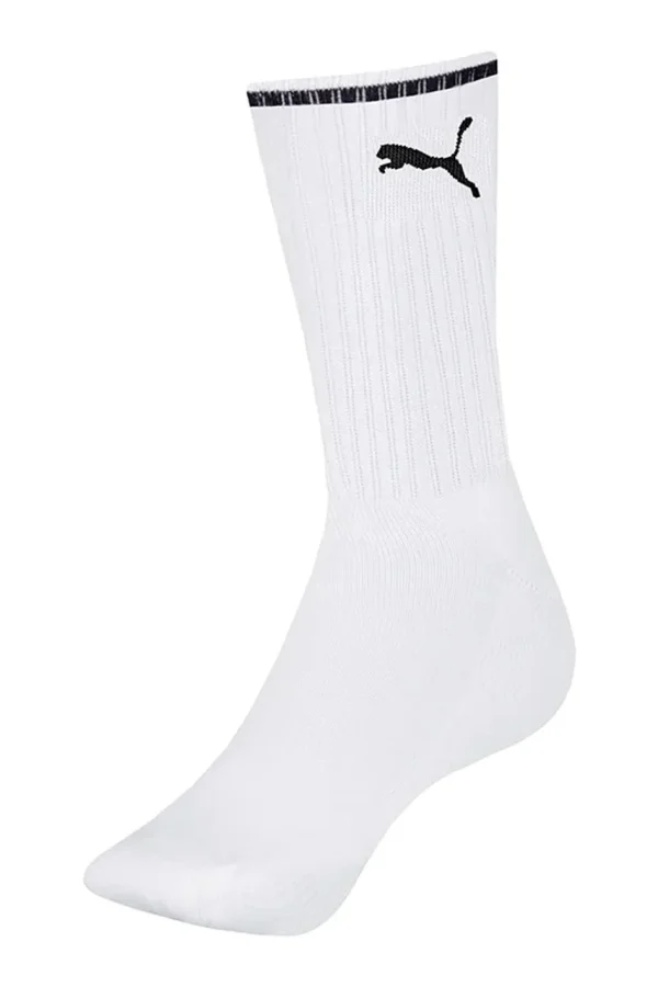 4690 MEIA ESPORTIVA MASCULINA CANO LONGO - PUMA BRANCO/PRETO