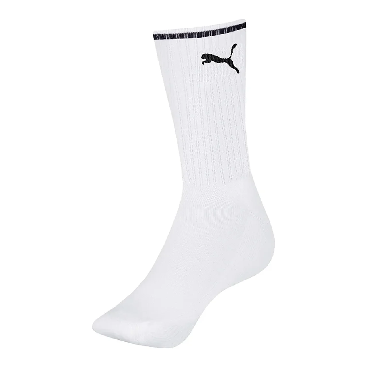 4690 MEIA ESPORTIVA MASCULINA CANO LONGO - PUMA BRANCO/PRETO