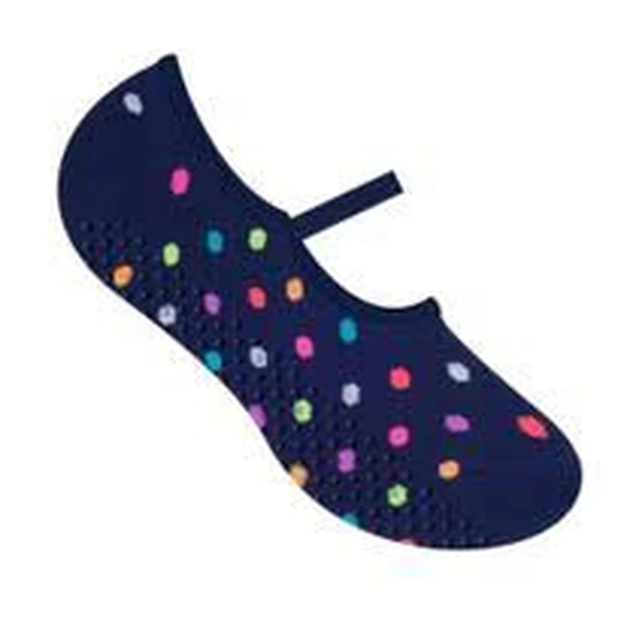 7850 MEIA SAPATILHA FEMININA PILATES MARINHO 500