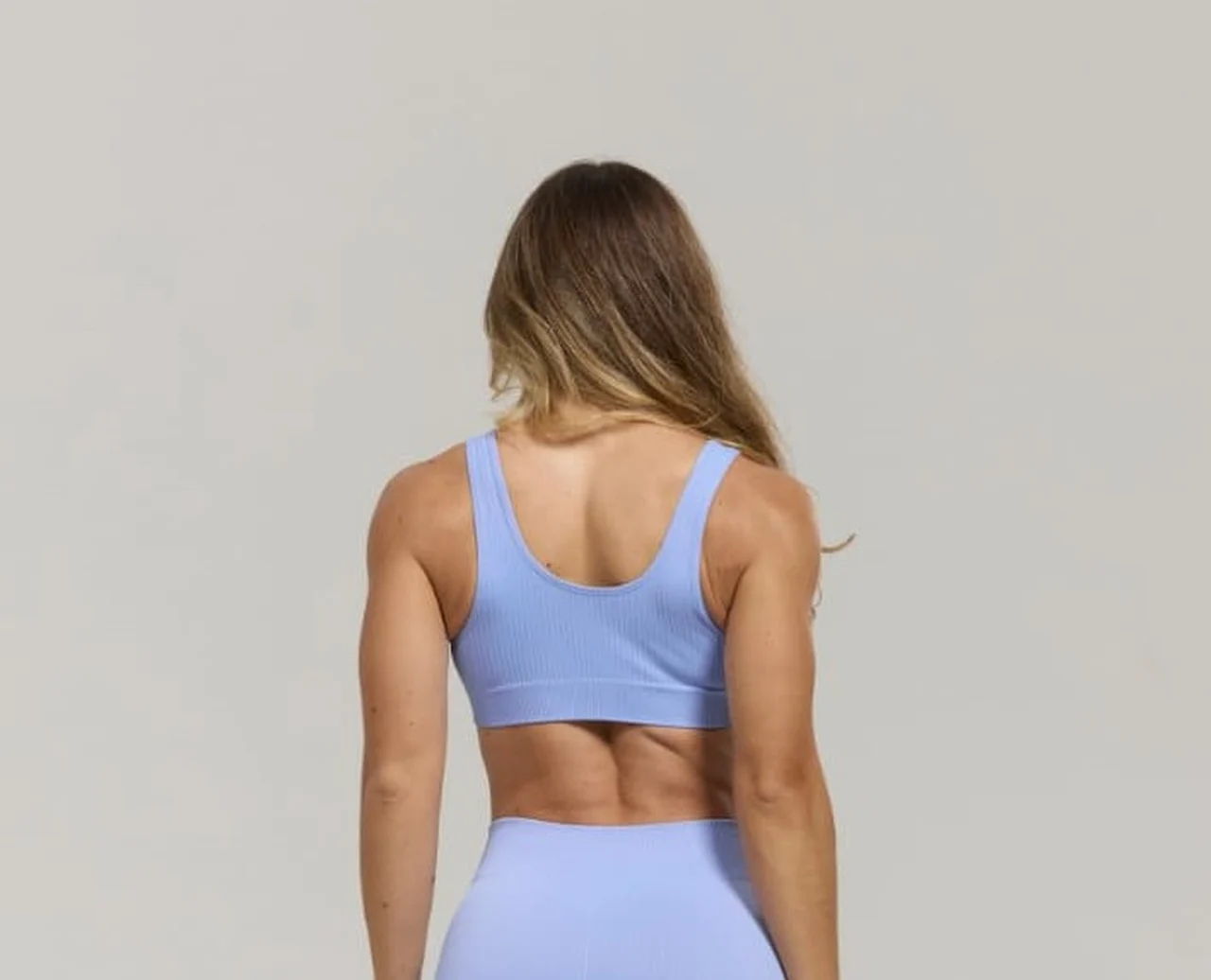 20921 TOP CANELADO SEM COSTURA - FITNESS LAVANDA CLARO - Imagem 2