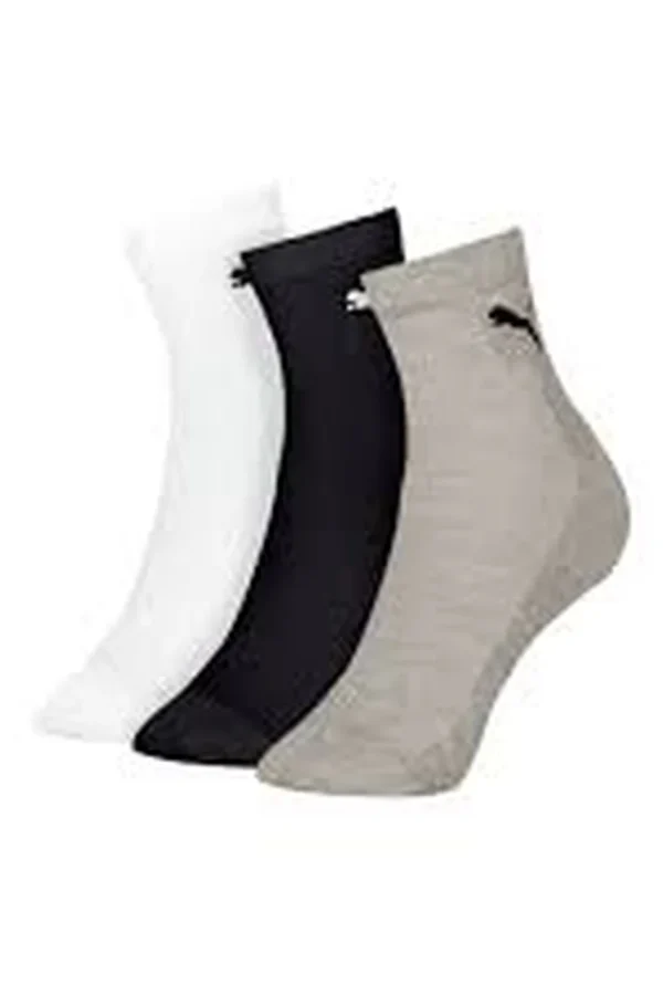 4530 MEIA ESPORTIVA MASCULINA CANO MEDIO KIT 3 PARES - PUMA 999