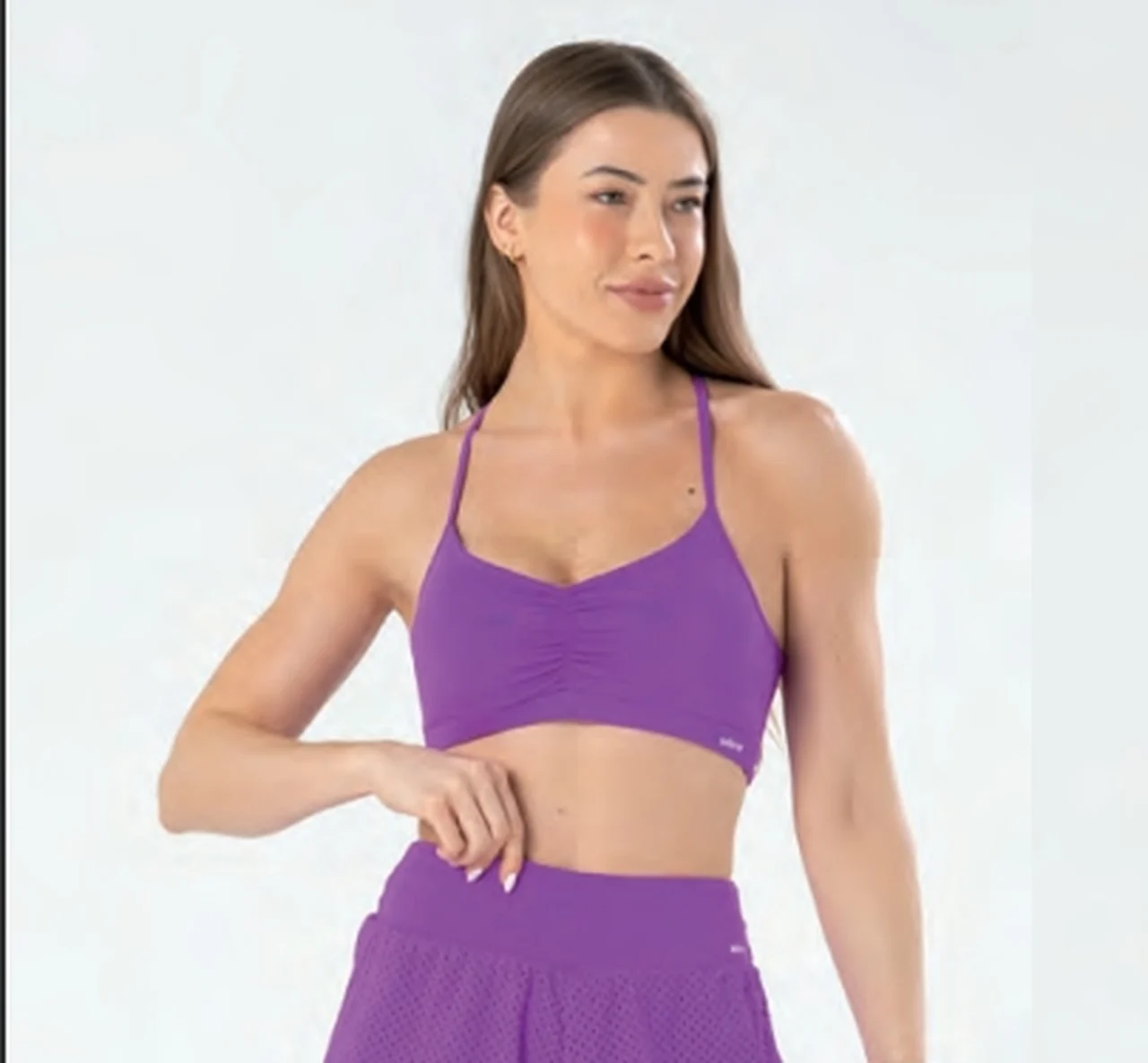 24698 TOP COM BOJO - FITNESS SELENE MAGENTA - Imagem 3