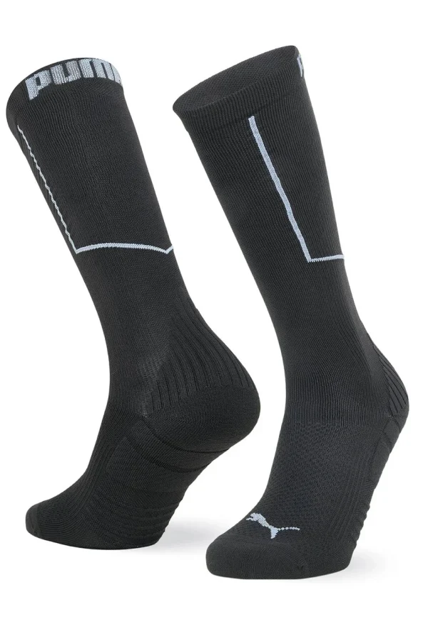 4420 MEIA ESPORTIVA MASCULINA 3/4 SPORT PUMA GRAFITE/AZUL CEU
