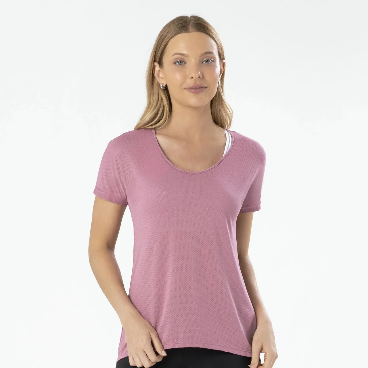 20860 CAMISETA DRY FIT ROSE ESCURO