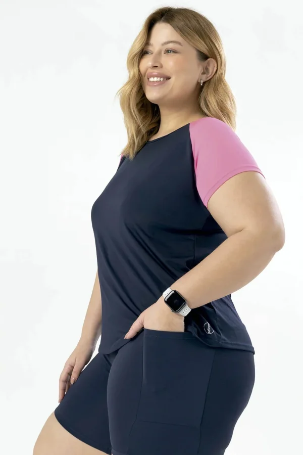 24992 BERMUDA COM BOLSO NA LATERAL MARINHO