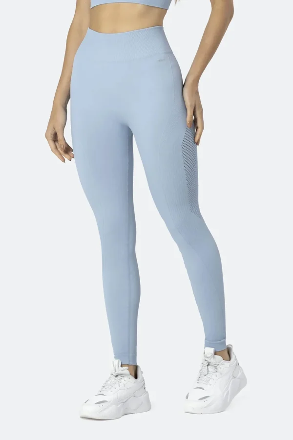 20961 LEGGING FURADINHA SEM COSTURA AZUL ACINZENTADO