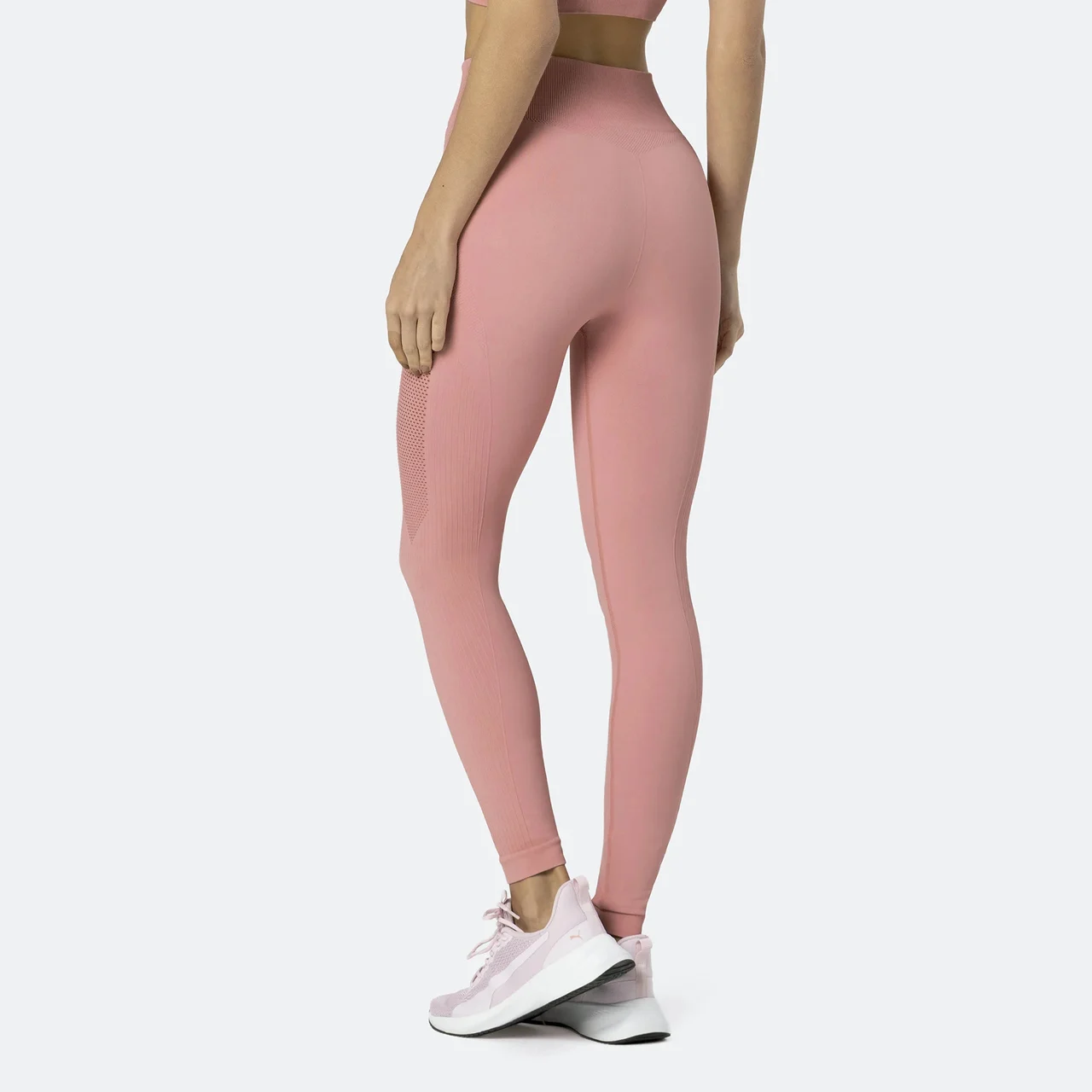 CONJUNTO LEGGING E TOP SEM COSTURA – ROSA - Imagem 3