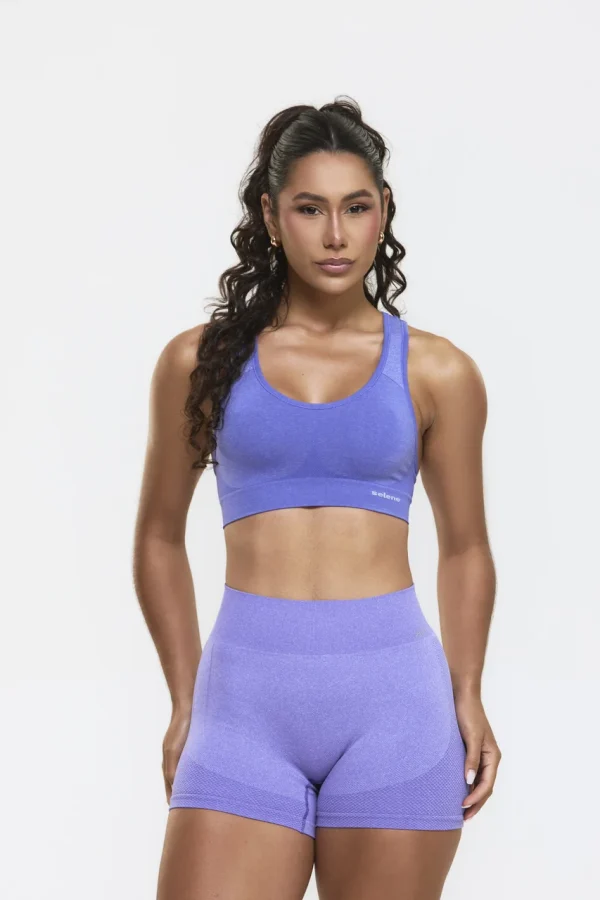 CONJUNTO SHORT PUSH UP TOP SEM COSTURA SELENE