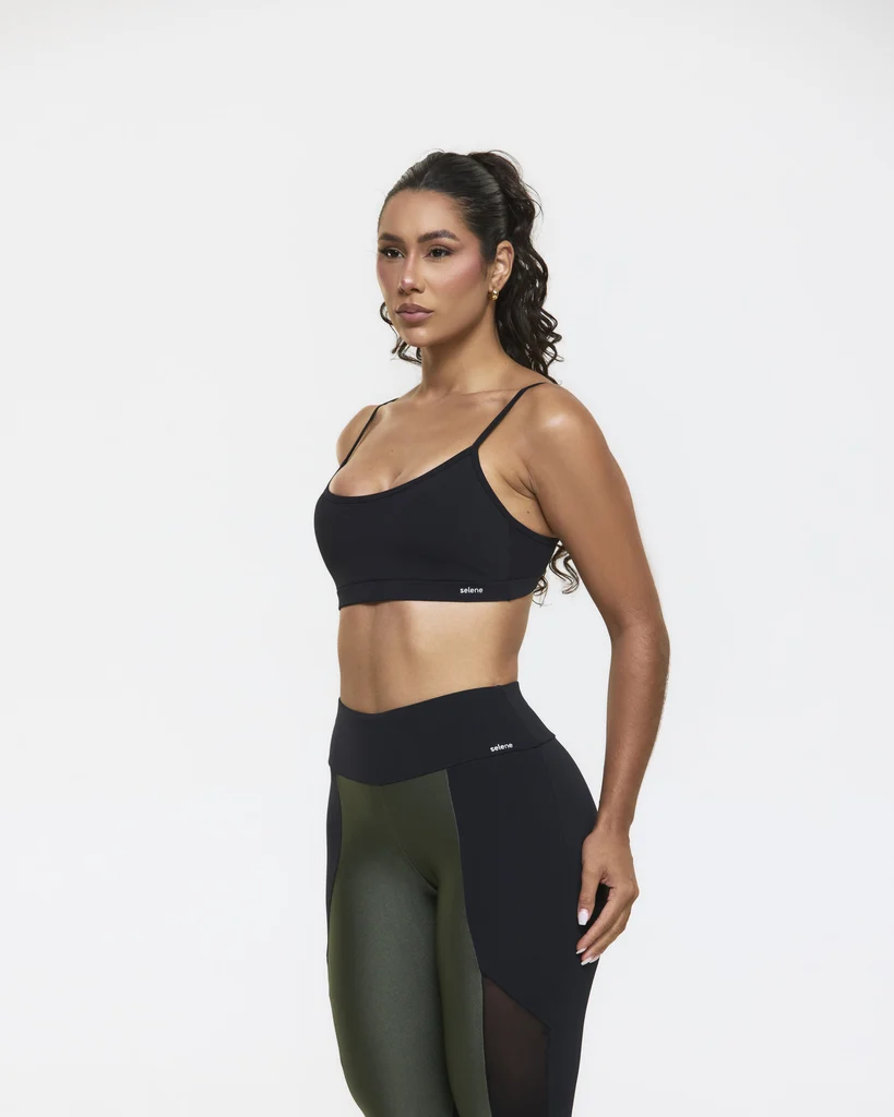 CONJUNTO LEGGING COM RECORTE E TOP COM BOJO SELENE - Imagem 3