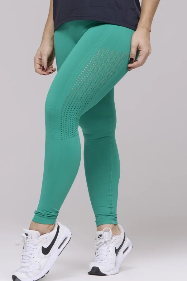 20960 LEGGING SEM COSTURA VERDE BANDEIRA