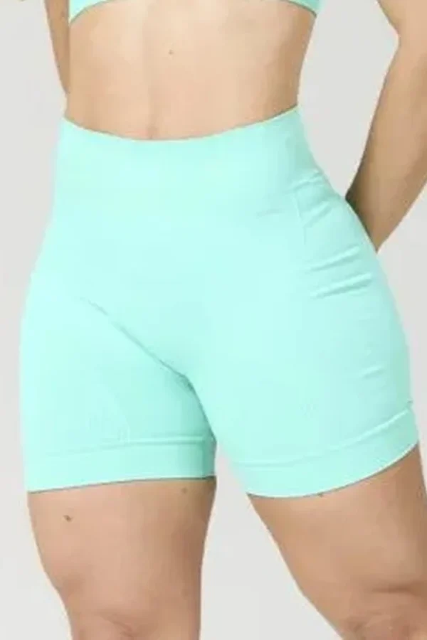 20922 SHORT SEM COSTURA - FITNESS VERDE CLARO 165